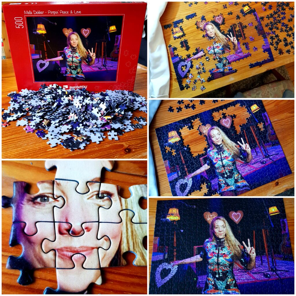 This is a puzzle made from a post concert photograph. Puzzle & Photo by Renato Brosowsky
